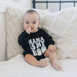 Mameluco sudadera de bambú "Mamá es mi amor"