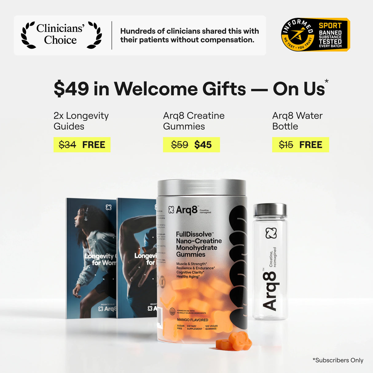 Arq8™ Creatine Monohydrate Gummies