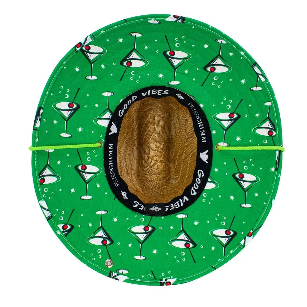 Sombrero de salvavidas de paja de centeno Peter Grimm Martini
