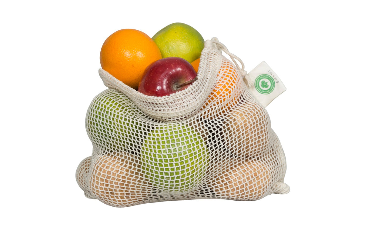 Bolsas de malla para frutas y verduras