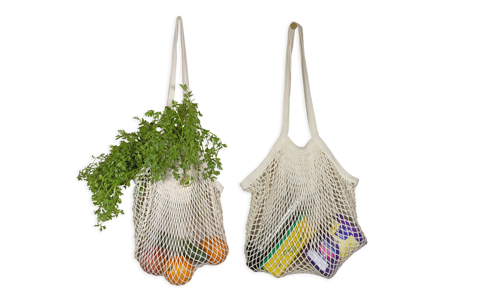Bolsa de compras de malla