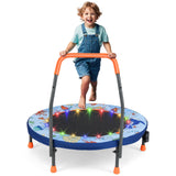 Mini Trampoline Folding Small Rebounder for Kids with Lights