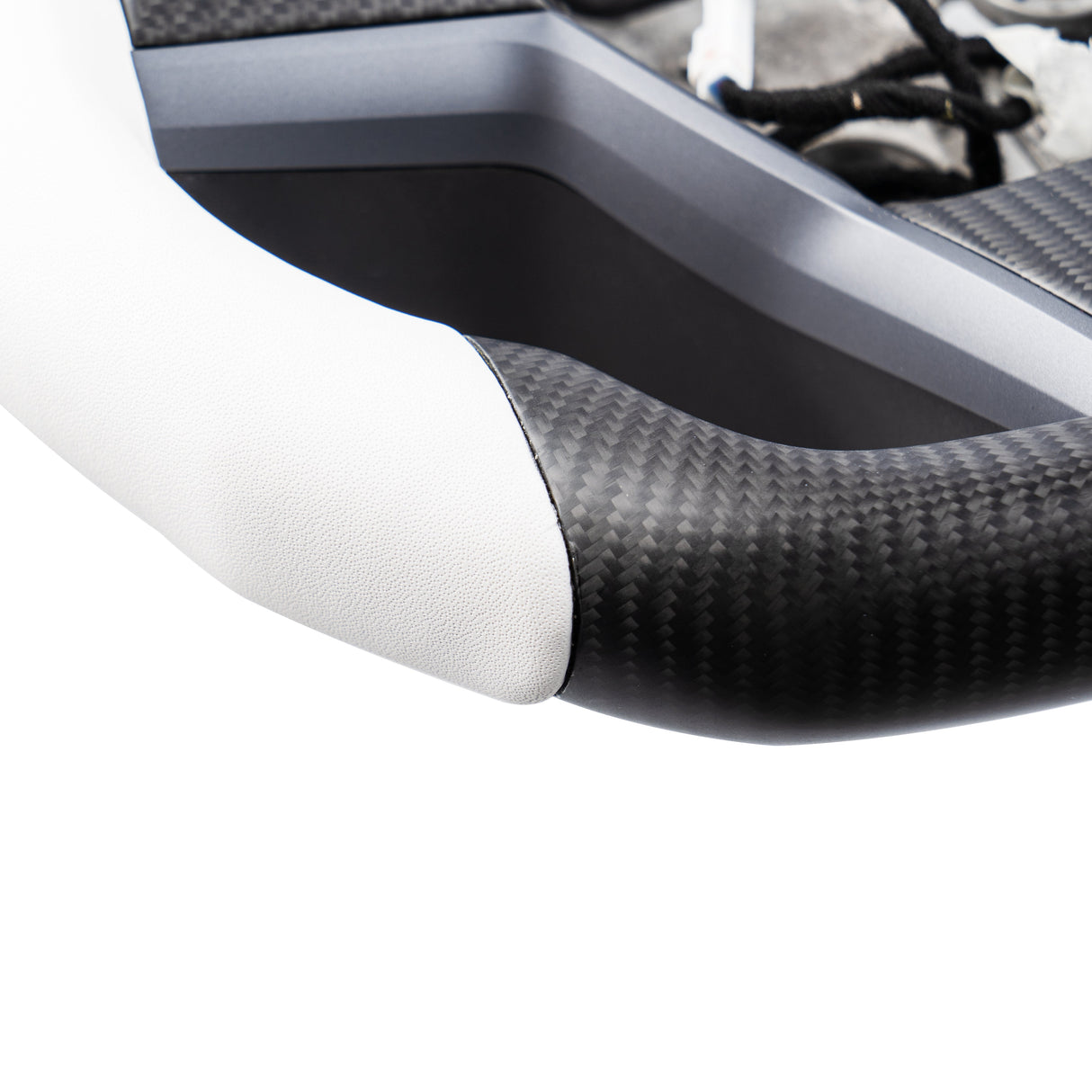 Model 3 / Y Sport Round Carbon Fiber Steering wheel 【Style 41】