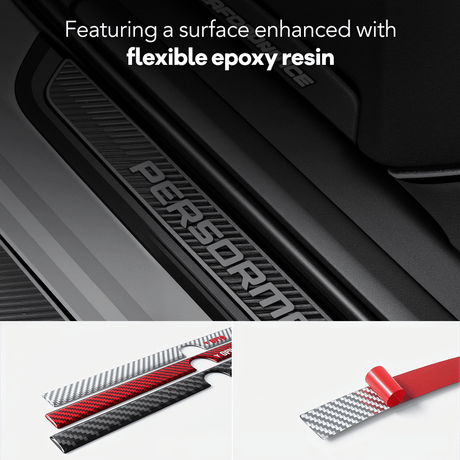 Model Y Juniper Rear Trunk Button Sticker | Flexible Urethane Carbon Fiber