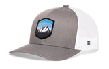 Mountains and Sky Trucker Hat  |  Black Outdoors Snapback