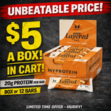 Barrita de proteína Myprotein Layered, caja de 12 unidades
