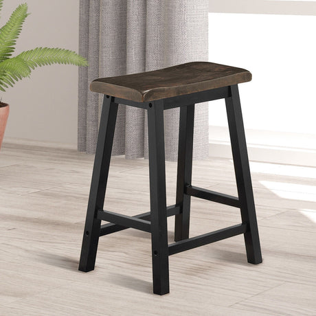 Taburetes de bar para cocina, comedor, hogar, juego de 2 de 24 pulgadas de alto