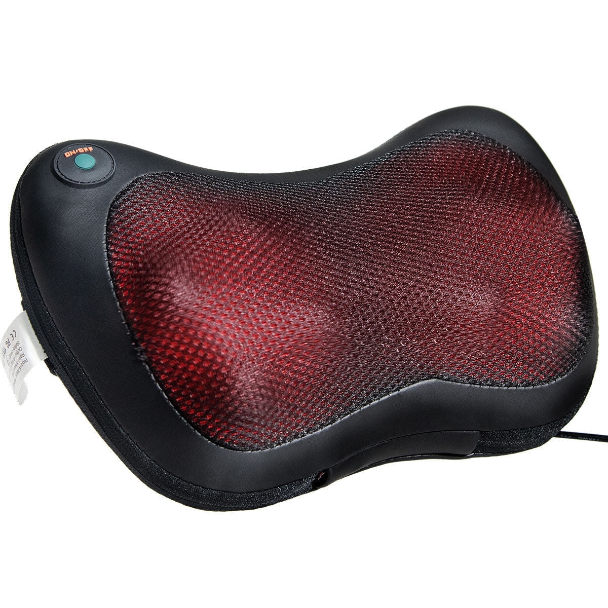 Almohada de masaje Shiatsu con calor, amasamiento profundo para hombros, cuello y espalda