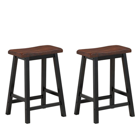 Taburetes de bar para cocina, comedor, hogar, juego de 2 de 24 pulgadas de alto