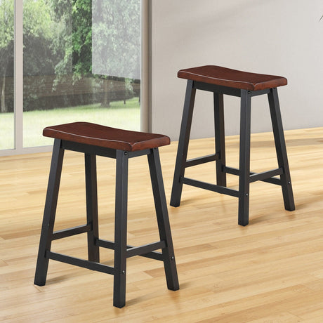 Taburetes de bar para cocina, comedor, hogar, juego de 2 de 24 pulgadas de alto