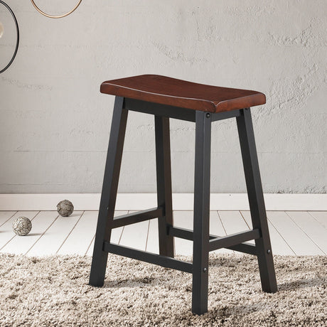 Taburetes de bar para cocina, comedor, hogar, juego de 2 de 24 pulgadas de alto
