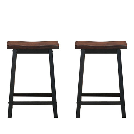Taburetes de bar para cocina, comedor, hogar, juego de 2 de 24 pulgadas de alto