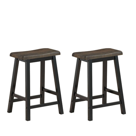 Taburetes de bar para cocina, comedor, hogar, juego de 2 de 24 pulgadas de alto
