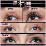 Maybelline New York Lash Sensational Sky High Mascara - Long-Lasting, Volumizing & Lengthening Formula for Dramatic Eye Effect