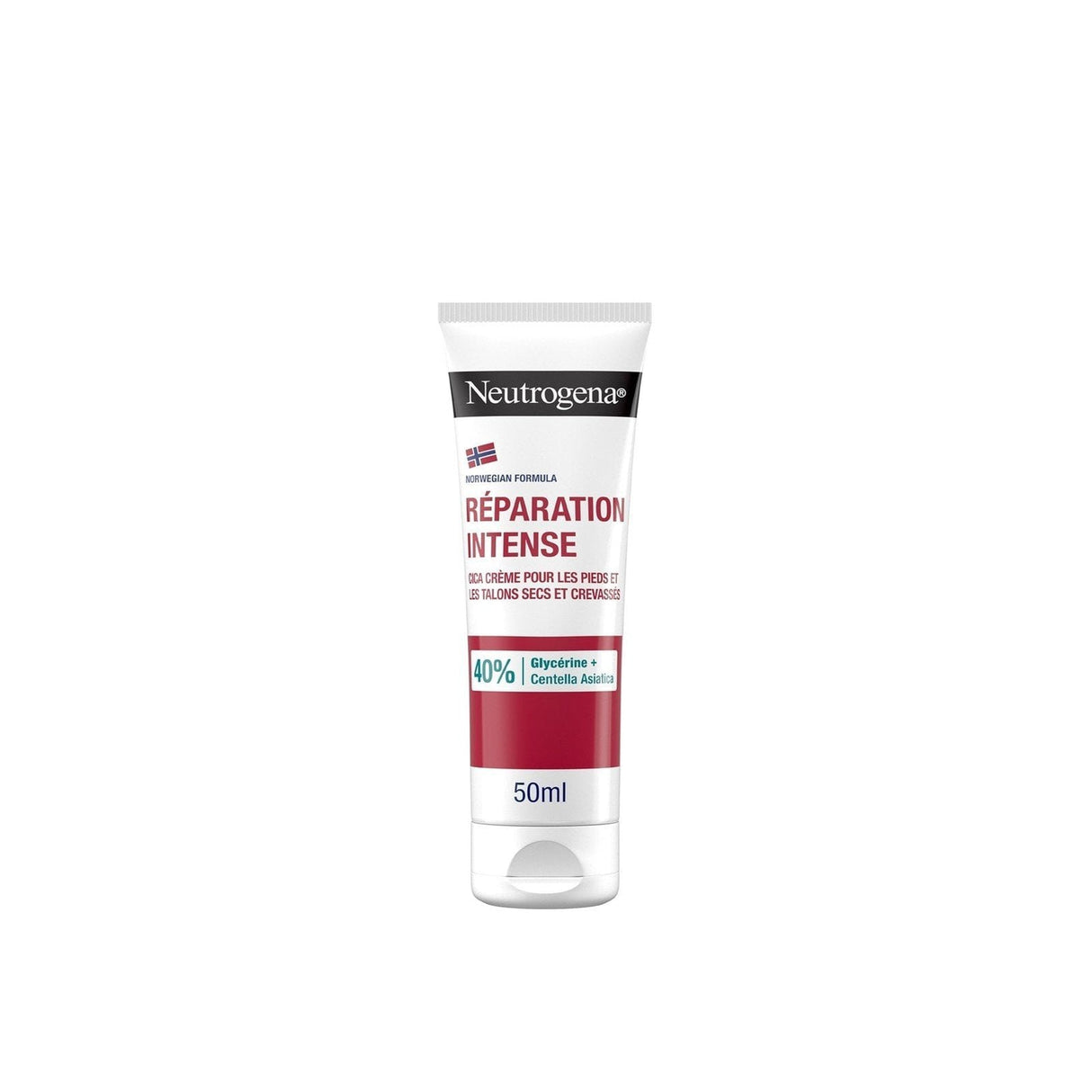 Neutrogena Foot Care Cream for Cracked Heels - 50ml, Intensely Moisturizing & Repairing Cream for Dry Heels
