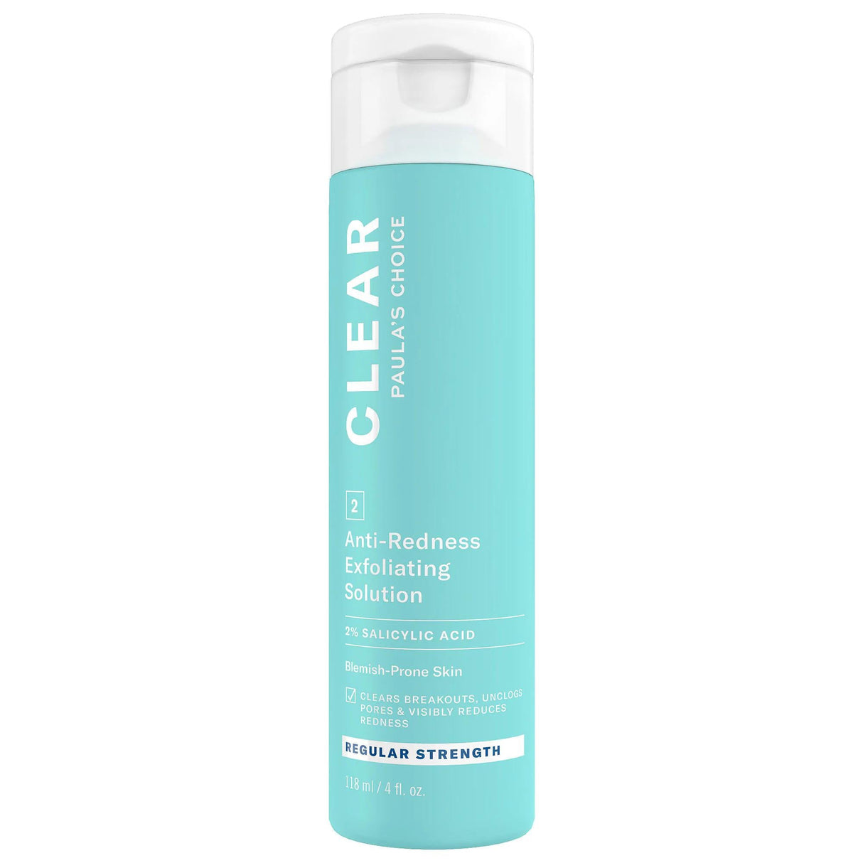 CLEAR Salicylic Acid Exfoliating Solution - 2% BHA for Acne, Redness Relief - Cruelty-Free Skincare
