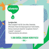 Siveno Natural Lip Care Balm with Honey & Shea Butter - Cruelty-Free, Paraben-Free Lip Moisturizer