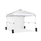 Carpa Comercial Plegable de 10 x 10 pies con Ruedas y Tira para Pancarta
