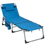 Tumbona plegable de exterior de 5 posiciones
