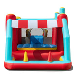 Casa inflable saltarina de helados 5 en 1 con piscina de bolas y tobogán con soplador de 520W