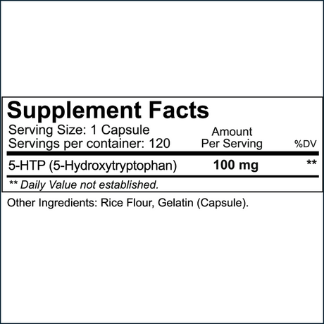 Nutrakey 5-HTP, 120 Cápsulas