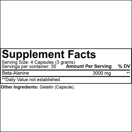 Nutrakey Beta Alanina, 120 Cápsulas