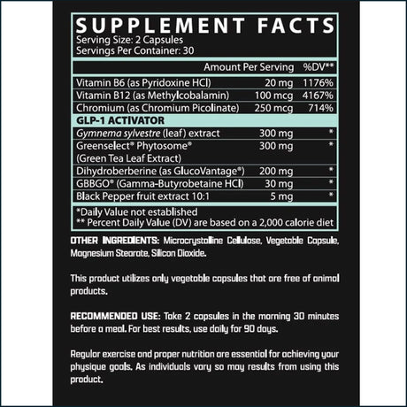Nutrex GLP1+ Control, 60 Cápsulas