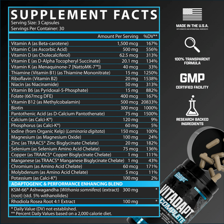 Nutrex Vitadapt Complete, 90 cápsulas