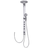 40 Inch Aluminum Alloy Shower Column Massage Jet System with Hand shower