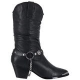 Dingo Olivia - Botas camperas de cuero para mujer