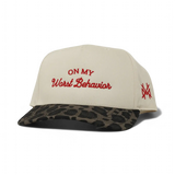 On My Worst Behavior Snapback Hat