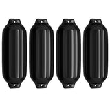 4 Ribbed Marine 8.5" x 27" Boat Fender Vinyl Bumper