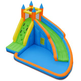 Castillo hinchable Mighty Bounce con tobogán acuático sin soplador