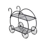 Heavy Duty Metal Flower Cart Plant Stand
