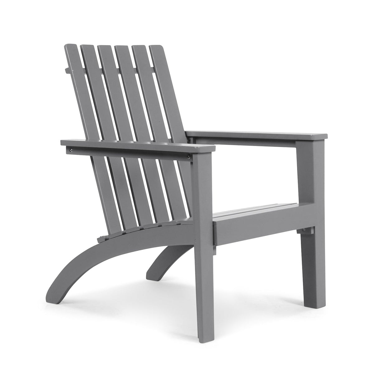 Sillón de jardín Adirondack de madera de acacia resistente para exteriores