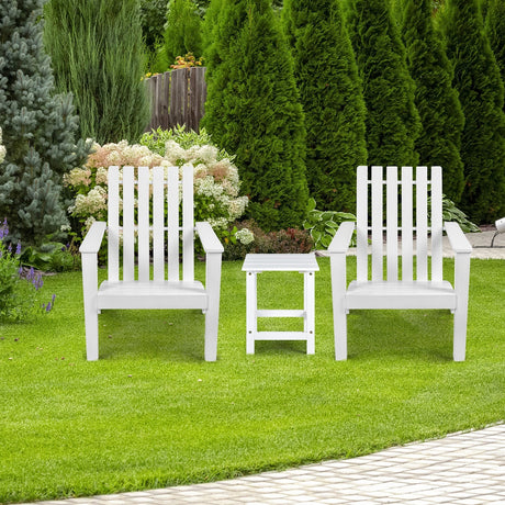 Mesa auxiliar/de centro de jardín de listones de madera cuadrados de 15 pulgadas para patio