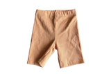 Pantalones cortos de ciclista acanalados de color naranja