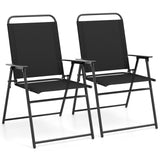 Sillones plegables de exterior con reposabrazos y respaldo