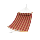 Hamaca de exterior con almohada desmontable