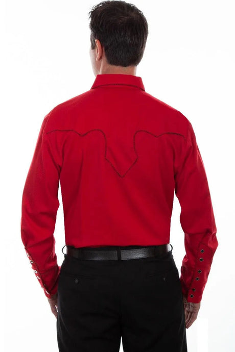 Camisa Western para Hombre Scully Candy Cane