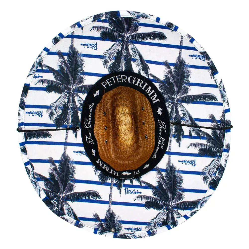 Peter Grimm Palmeras - Sombrero de salvavidas de paja