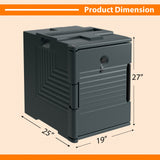 End Loading Insulated Food Pan Carrier Hot and Cold
