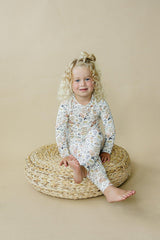 Pijama de modal Pastel Petals de 2 piezas