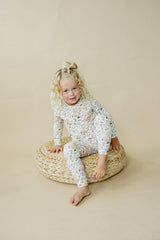 Pijama de modal Pastel Petals de 2 piezas