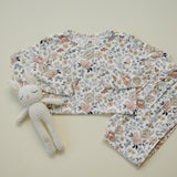 Pijama de modal Pastel Petals de 2 piezas