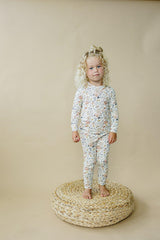 Pijama de modal Pastel Petals de 2 piezas