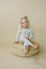 Pijama de modal Pastel Petals de 2 piezas
