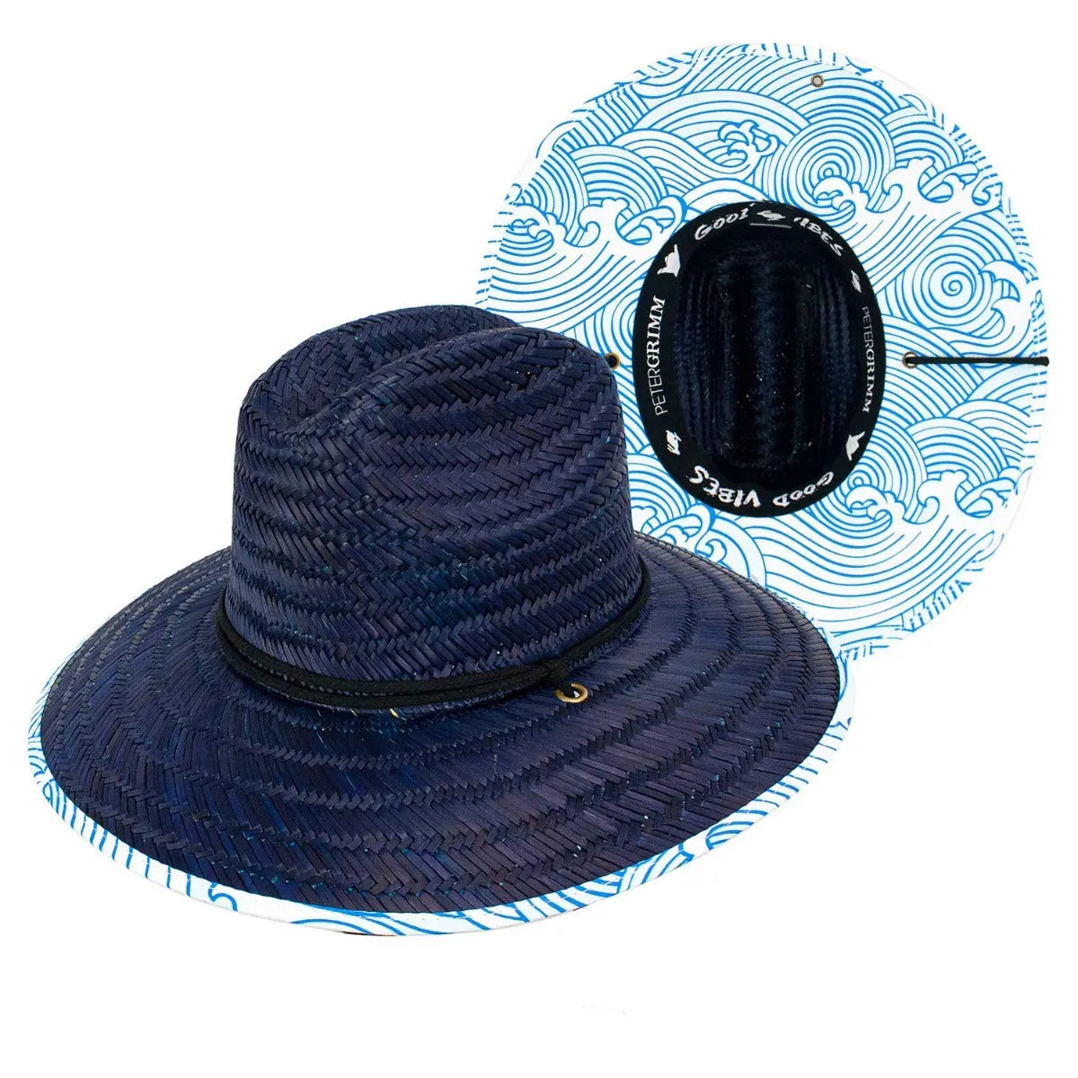 Sombrero de salvavidas de paja Peter Grimm Wave - Rush