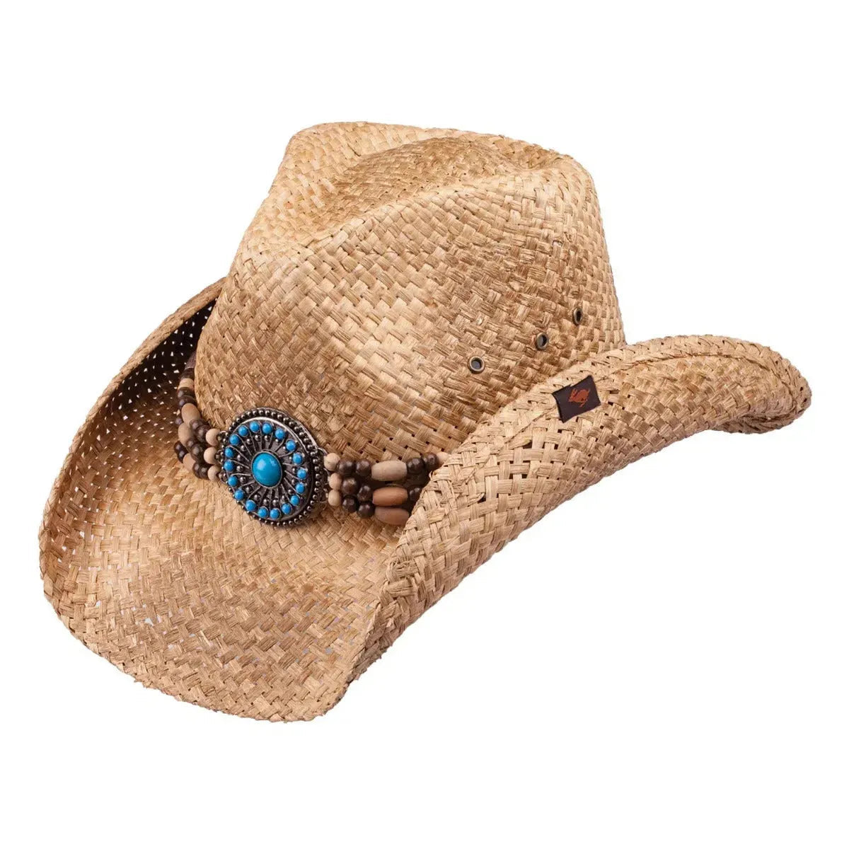 Peter Grimm Cree - Sombrero vaquero de paja