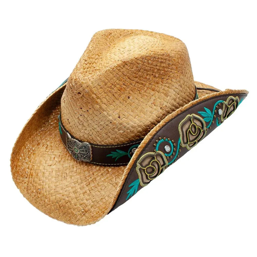 Peter Grimm Makenna - Sombrero vaquero de paja